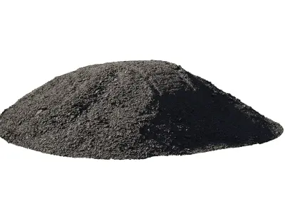 A mountain of asphalt Low-poly 3D model