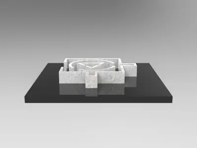 ARCHIPLAN 01 Low-poly 3D model