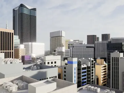 Tokyo Ginza 3D model