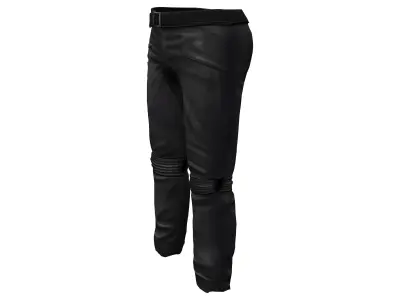 Mens Gothic Pants Low-poly 3D model