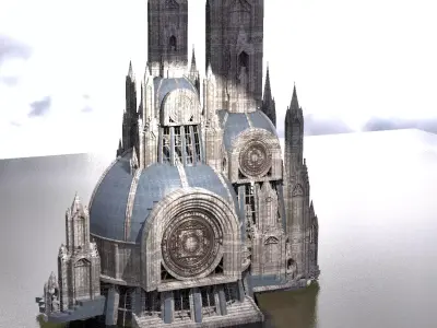 Imperial Desert Palace 1  3D model