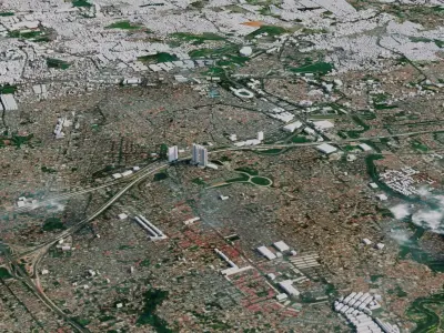 Bekasi - Indonesia 3D model