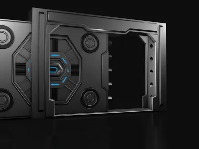 Sci Fi Door 3D model