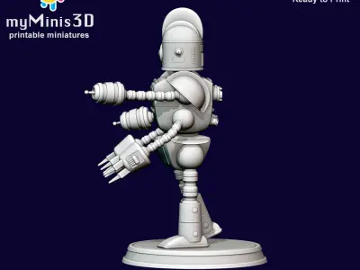 Captain of the Invader Robots Warband 3D print model