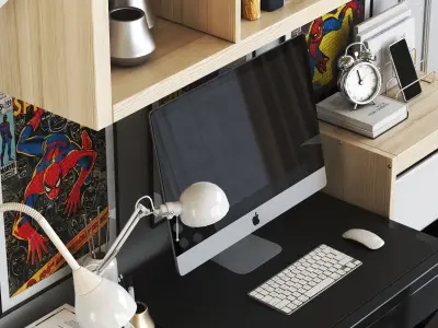 MICKE student workplace set 3D model