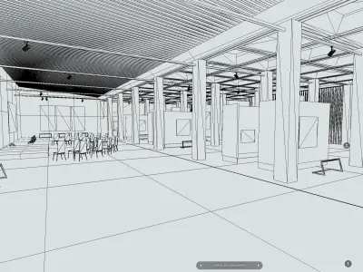 VR Art Gallery Australia 2 UPD 2023 Low-poly 3D model