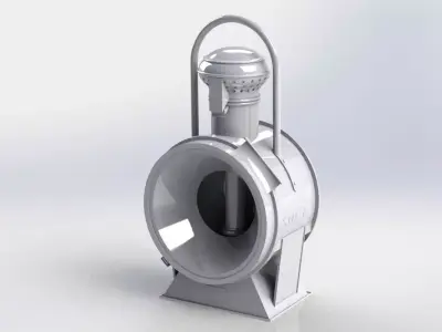 SNCF Lamp 3D print model