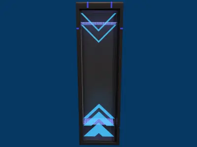 sci-fi looker Low-poly 3D model