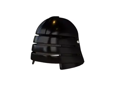 War Helmet V1 005 Low-poly 3D model