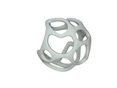 SciFi Cube Object No 29339 Low Poly Shape Texture