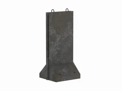 Concrete Wall Panel 3D model