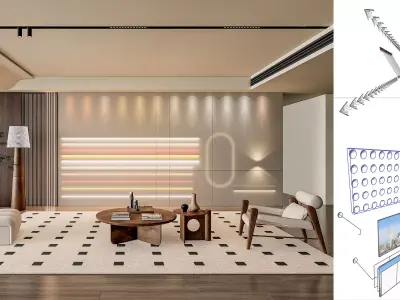 Enscape  interior exterior pro lighting components  3D model