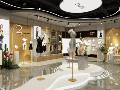 Shapewear Store - Lingerie Shop 3D model