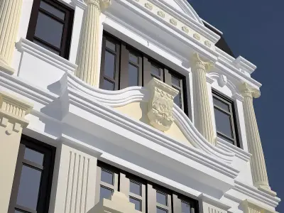 Classic house 02 3D model purchase