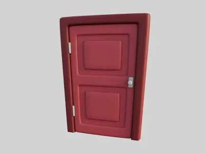 Cartoon Door 3b 3D model
