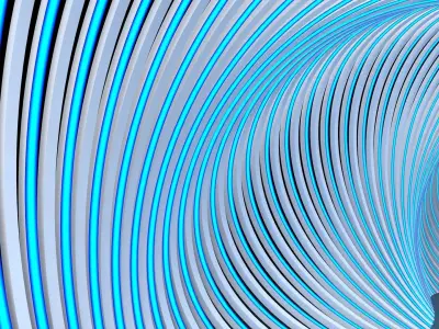 Futuristic Tunnel  3D model