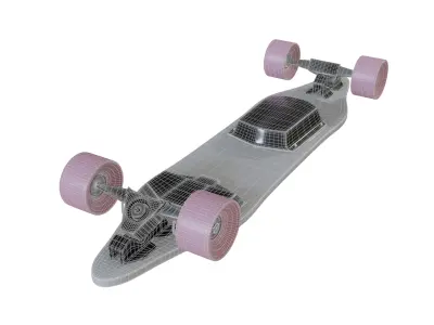 Electric Skateboard 3D model