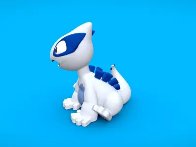 Lugia - 3D print pokemon 3D print model