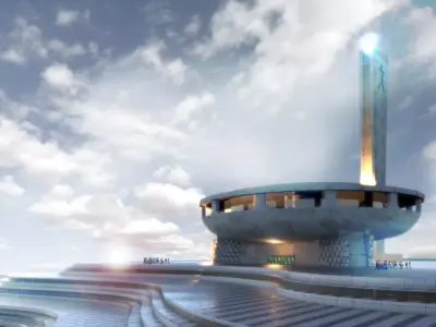 Buzludzha Monument Exterior and Interior Design 3D model