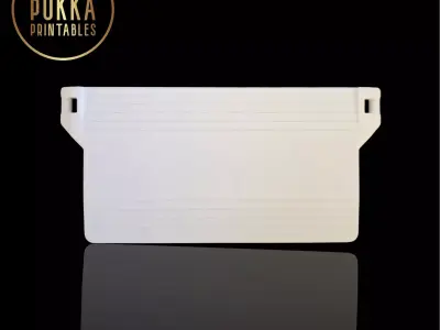 Vertical Blind Bottom Weight 89mm STL for 3D Printing 3D print model