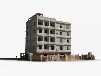 Slum x11 Low-poly 3D model purchase