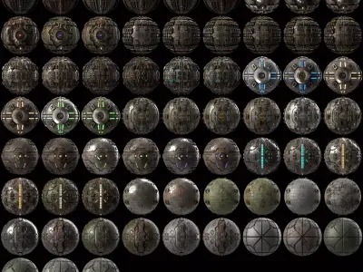 ULTIMATE SCIFI TEXTURES COLLECTION V2 3D Model Pack