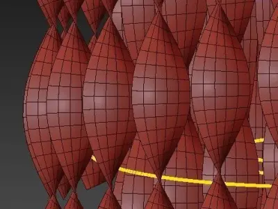 Aura Fumo chandelier 3D model