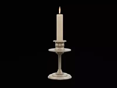 Candle Holder Low-poly 3D model
