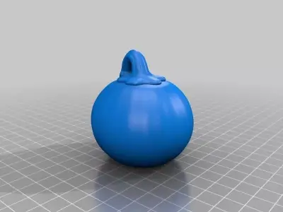 Throwie Pumpkin Jack O lantern 78885 Free 3D print model