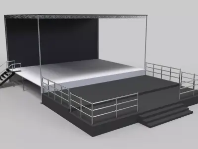 Stage Line SR12 - Concert Scene 3D model