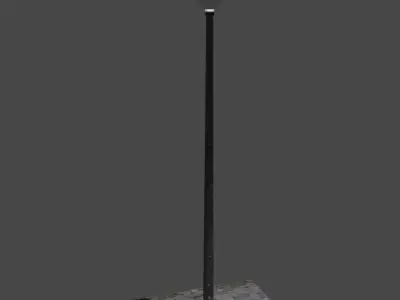 Modern street light Free 3D model
