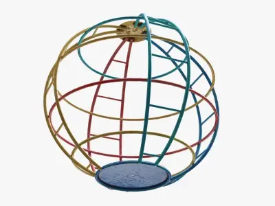 Climbing sphere 02 3D model