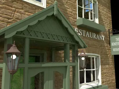 Honeysuckle Tea Rooms Cottage 3D model