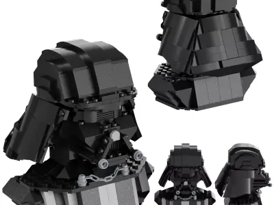 Lego - 75227 Darth Vader Bust 3D model