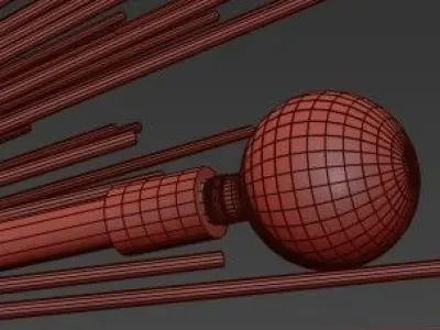 arteriors zanadoo small chandelier 3D model