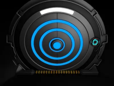 Sci Fi Door 3D model