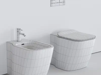 Noken ESSENCE-C WC Low-poly 3D model