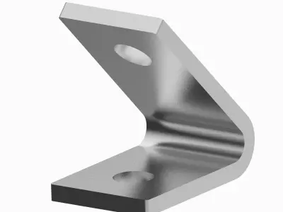 Structural Channel Angle Bracket 3D print model