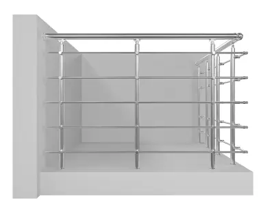 Aluminum Railing System - RS10 3D model