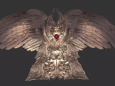 Dantes Underworld Secret Door pyramid 3D model