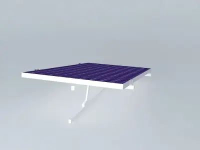 Photovoltaic plate Free 3D model