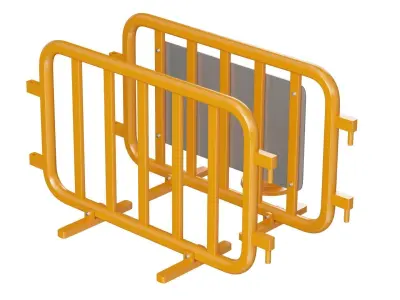 Restricted Area Fence 3D model