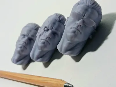 Bust The Terminator  3D print model