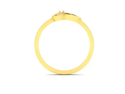 Diamond Ring For Women 3d Print Model 3D print model 66