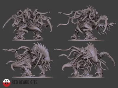 Xenoteras Maledictor 3D print model