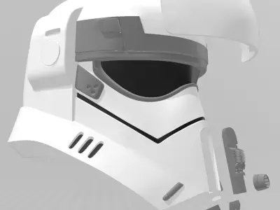 Star Wars Mountain Trooper Helmet 3D print model