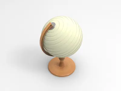 Monny Table Lamp Low-poly 3D model