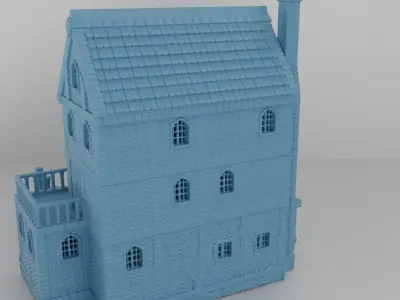 Noble  Villa Tabletop Terrain 15 mm 3D print model