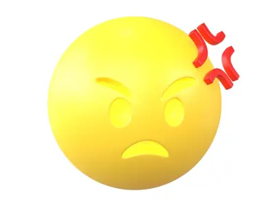 Angry Face Big Pack Vol 1 3D model