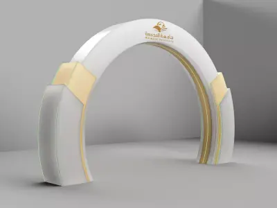 booth exhibition 3D model